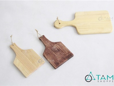 Thớt gỗ trang trí đồ ăn chụp ảnh số 11